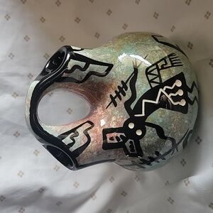 Signed Native American Wedding Vase